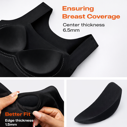 U-Neck Shaping Tank with Built-In Bra